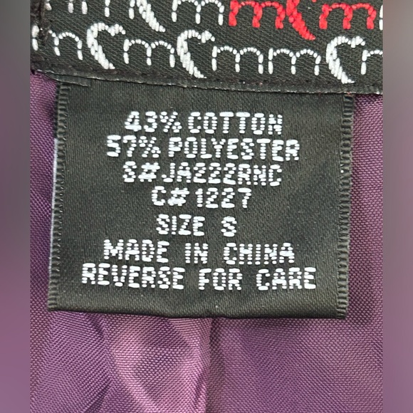 Satin Women’s Jacket Sz S Purple Ruffles Balloon Sleeve Party whimsy Artsy GUC - Picture 8 of 16